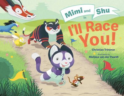 Mimi and Shu in I'll race you! cover image