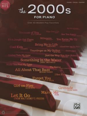 The 2000s for piano over 40 modern pop favorites : greatest hits : piano, vocal, guitar cover image