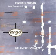 Michael nyman: string quartets nos.1-3 cover image cdn