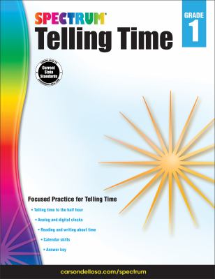 Spectrum telling time. Grade 1 cover image