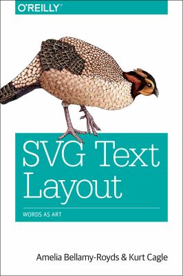 SVG text layout : words as art cover image