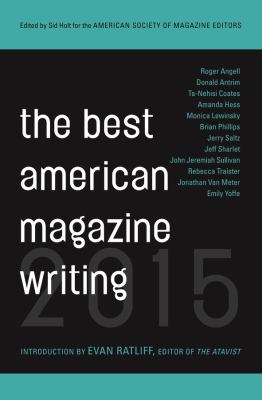 The best American magazine writing 2015 cover image