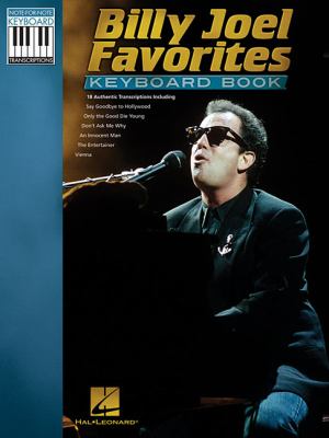 Billy Joel favorites keyboard book cover image