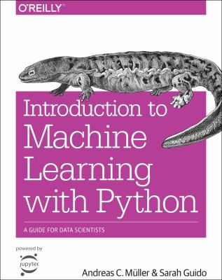Introduction to machine learning with Python : a guide for data scientists cover image