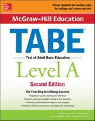 TABE level A : test of adult basic education cover image