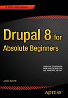 Drupal 8 for absolute beginners cover image