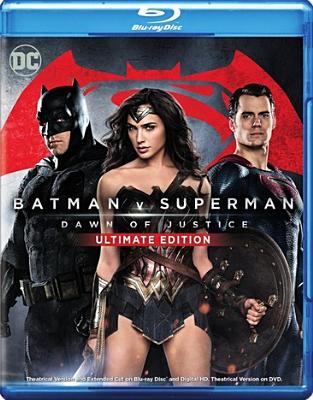 Batman v Superman [Blu-ray + DVD combo] dawn of justice cover image