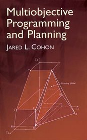 Multiobjective programming and planning cover image cdn
