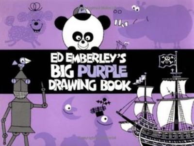 Ed Emberley's Big purple drawing book cover image