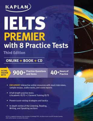 IELTS premier with 8 practice tests cover image