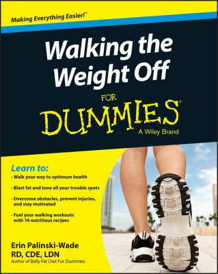 Walking the weight off for dummies cover image