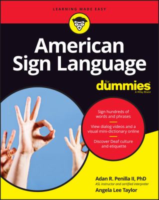 American Sign Language for dummies cover image