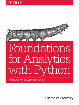 Foundations for analytics with Python cover image