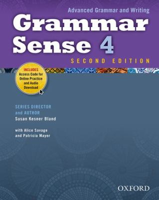 Grammar sense 4 : advanced grammar and writing  cover image cdn