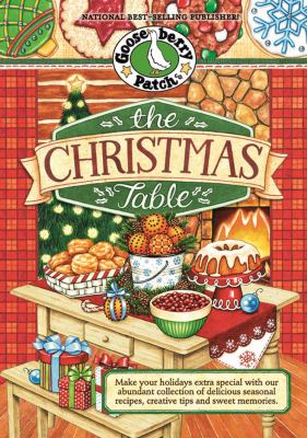 Christmas table cookbook cover image