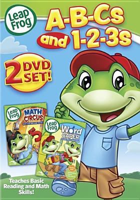 Leap frog. A-B-Cs and 1-2-3s. Word caper. Math circus cover image cdn
