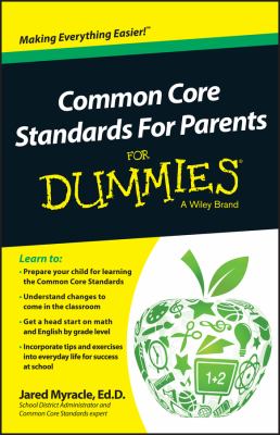 Common core standards for parents for dummies cover image