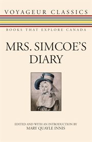 Mrs. Simcoe's diary cover image cdn