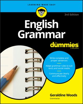 English grammar for dummies cover image
