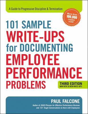 101 sample write-ups for documenting employee performance problems : a guide to progressive discipline & termination  cover image cdn