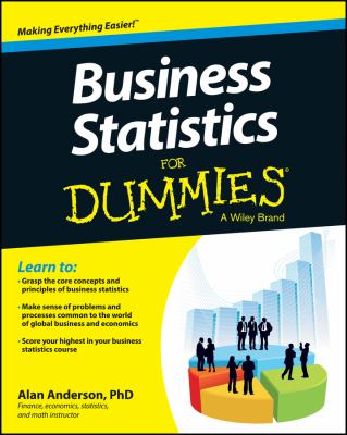 Business statistics for dummies cover image