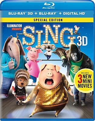 Sing [3D Blu-ray + Blu-ray combo] cover image