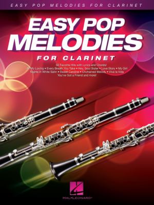 Easy pop melodies for clarinet cover image