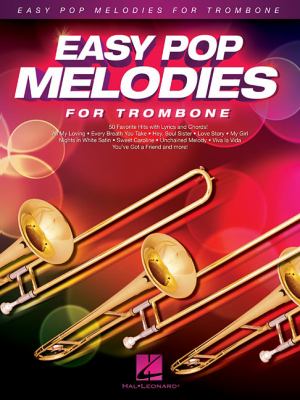 Easy pop melodies for trombone cover image