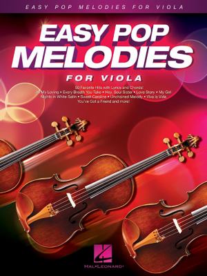 Easy pop melodies for viola cover image