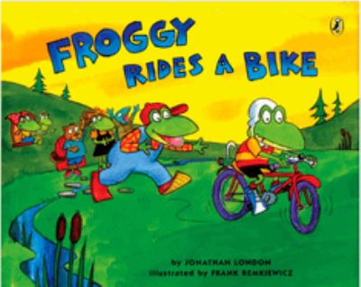 Froggy rides a bike cover image