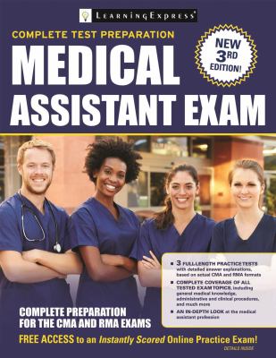 Medical assistant exam : preparation for the CMA and RMA exams cover image cdn