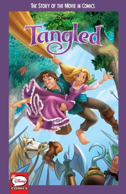 Tangled : the story of the movie in comics  cover image cdn