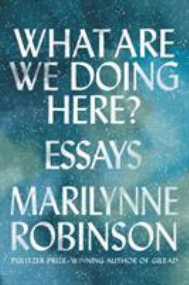 What are we doing here? : essays cover image