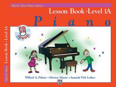 Piano lesson book : level 1A cover image