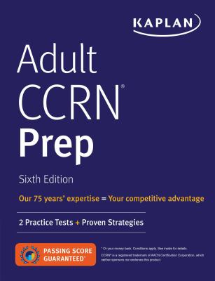 Adult CCRN : strategies, practice & review : with 2 practice tests cover image