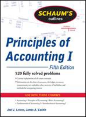Schaum's outlines principles of accounting I cover image
