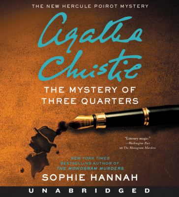 The mystery of three quarters the new Hercule Poirot mystery cover image