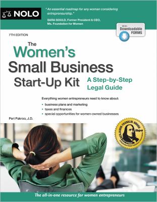 The women's small business start-up kit : a step-by-step legal guide cover image