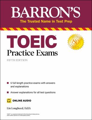 Barron's TOEIC practice exams cover image
