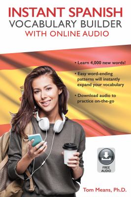 Instant Spanish vocabulary builder : with online audio  cover image cdn