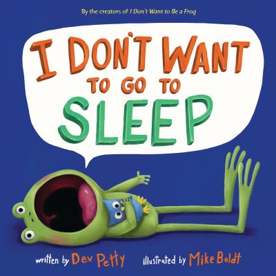 I don't want to go to sleep cover image