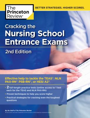 Cracking the nursing school entrance exams cover image