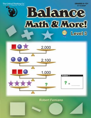 Balance math & more!. Level 3 cover image