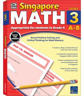 Singapore math. Level 3 A&B cover image cdn