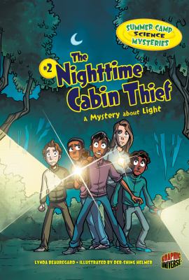 The nighttime cabin thief : a mystery about light cover image