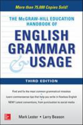 The McGraw-Hill Education handbook of English grammar and usage cover image