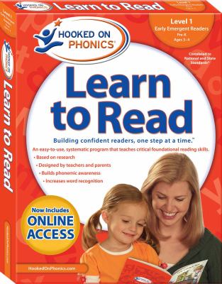 Hooked on phonics. Learn to read, Level 1, early emergent readers, Pre-K ages 3-4 cover image