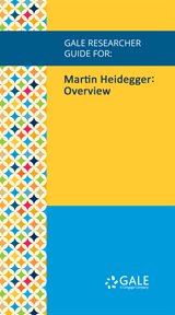 Martin heidegger. Overview cover image cdn