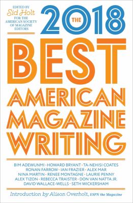The best American magazine writing 2018 cover image