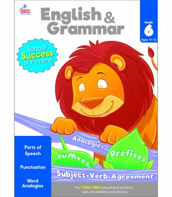 English & grammar, grade 6 cover image
